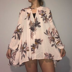Free People Electric Orchid Swing Tunic XS